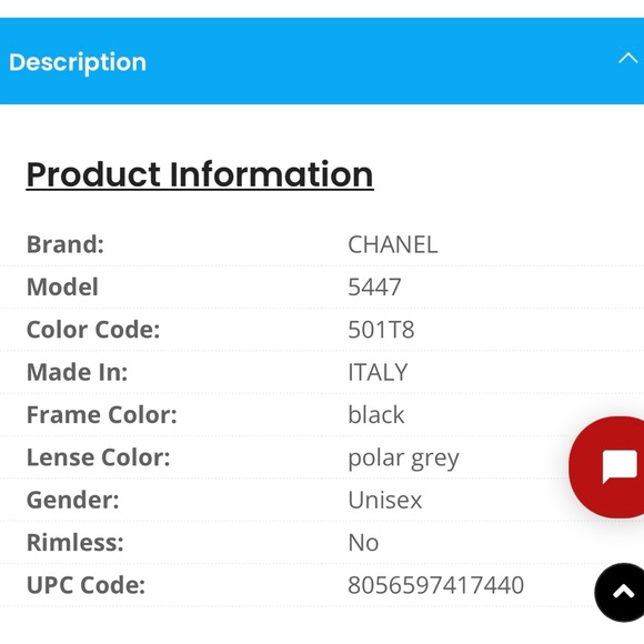 Chanel Black Polarized Square Sunglasses - Picture 11 of 11